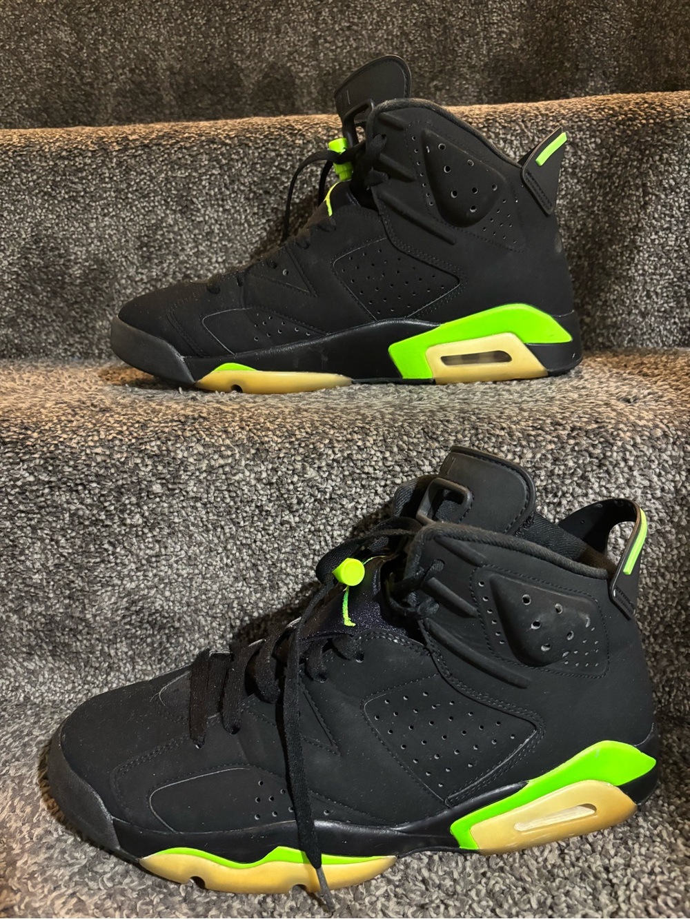 Jordan 6 Retro Electric Green size 12